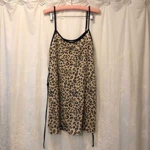 ✨ Leopard print beach cover up dress✨